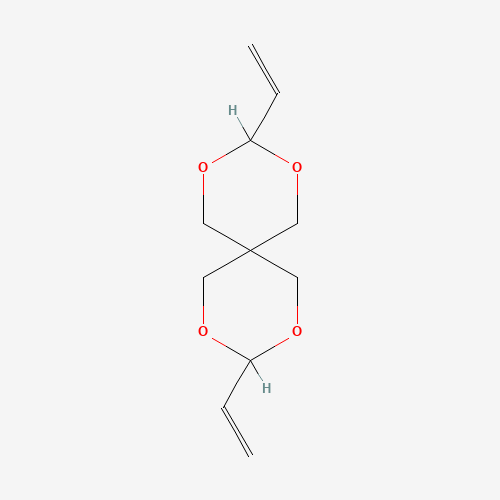 3,9-Divinyl-2,4,8,10-tetraoxaspiro[5.5]undecane (CAS: 78-19-3) - Chemical Structure and Molecular Formula 