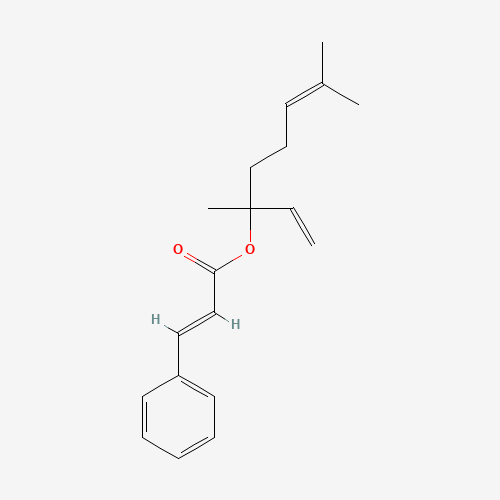 LINALYL CINNAMATE (CAS: 78-37-5) - Chemical Structure and Molecular Formula 