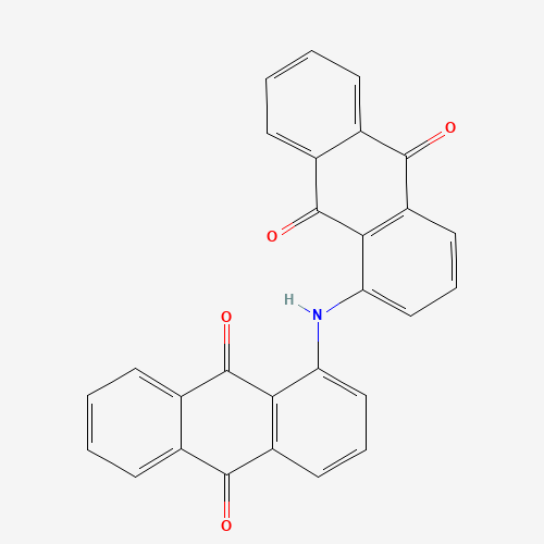 1,1'-DIANTHRIMIDE (CAS: 82-22-4) - Chemical Structure and Molecular Formula 