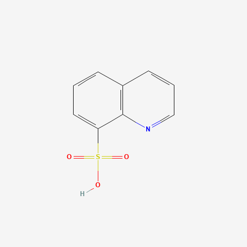QUINOLINE-8-SULFONIC ACID (CAS: 85-48-3) - Chemical Structure and Molecular Formula 