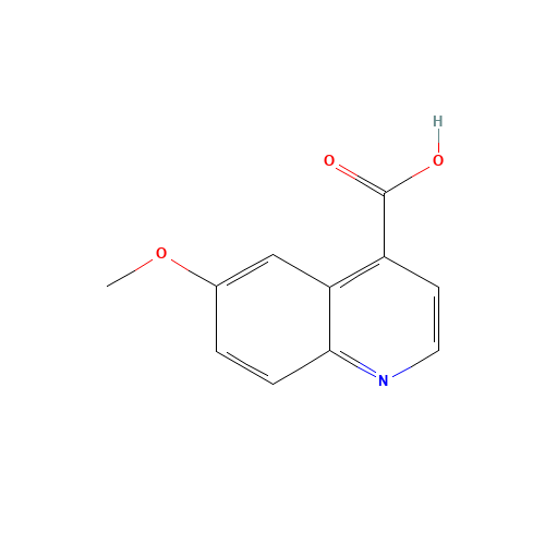 QUININIC ACID (CAS: 86-68-0) - Chemical Structure and Molecular Formula 