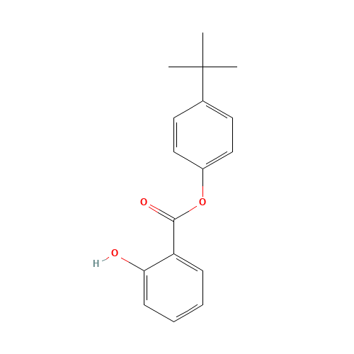 SALICYLIC ACID 4-TERT-BUTYLPHENYL ESTER (CAS: 87-18-3) - Related Chemical Product