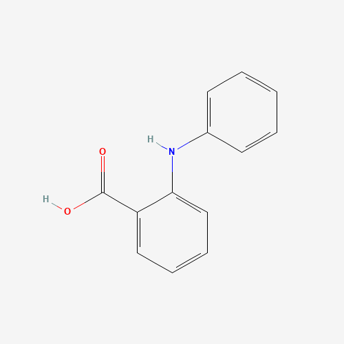 N-Phenylanthranilic acid chemical structure N-Phenylanthranilic acid (CAS: 91-40-7) - Chemical Structure and Molecular Formula
