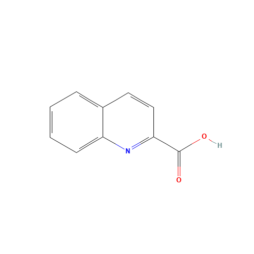 Quinaldic acid (CAS: 93-10-7) - Chemical Structure and Molecular Formula 