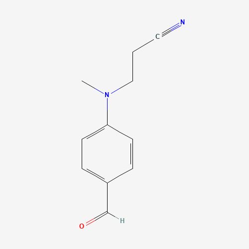 4-[(2-Cyanoethyl)methylamino]benzaldehyde (CAS: 94-21-3) - Chemical Structure and Molecular Formula 