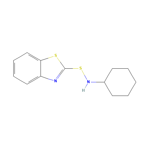 N-Cyclohexyl-2-benzothiazolesulfenamide (CAS: 95-33-0) - Related Chemical Product