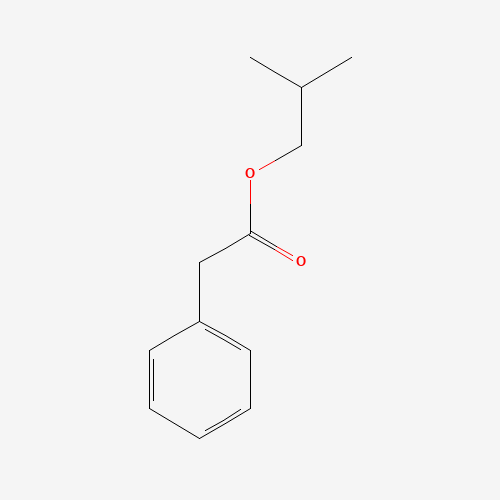 Phenylacetic acid isobutyl ester (CAS: 102-13-6) - Chemical Structure and Molecular Formula 