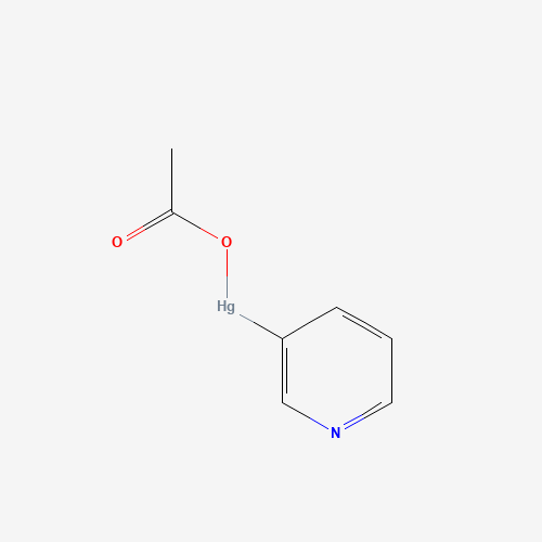 PYRIDYLMERCURIC ACETATE (CAS: 102-99-8) - Chemical Structure and Molecular Formula 