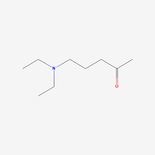 5-Diethylamino-2-pentanone (CAS: 105-14-6) - Chemical Structure and Molecular Formula 