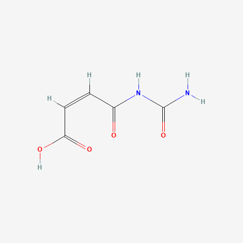 N-CARBAMOYLMALEAMIC ACID (CAS: 105-61-3) - Chemical Structure and Molecular Formula 