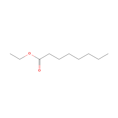 Ethyl caprylate (CAS: 106-32-1) - Chemical Structure and Molecular Formula 