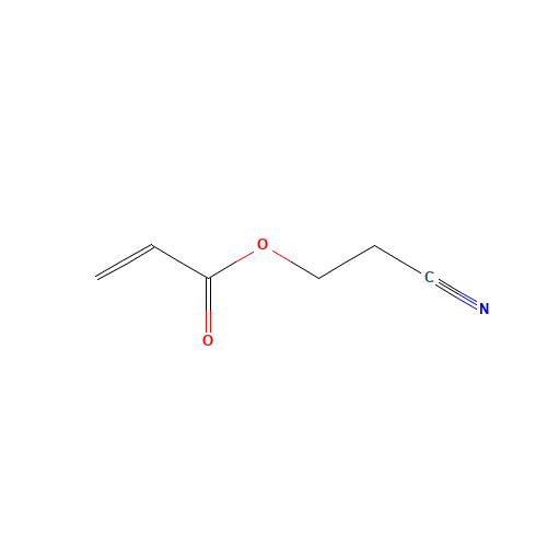 2-CYANOETHYL ACRYLATE (CAS: 106-71-8) - Chemical Structure and Molecular Formula 