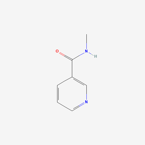 N-METHYLNICOTINAMIDE (CAS: 114-33-0) - Chemical Structure and Molecular Formula 
