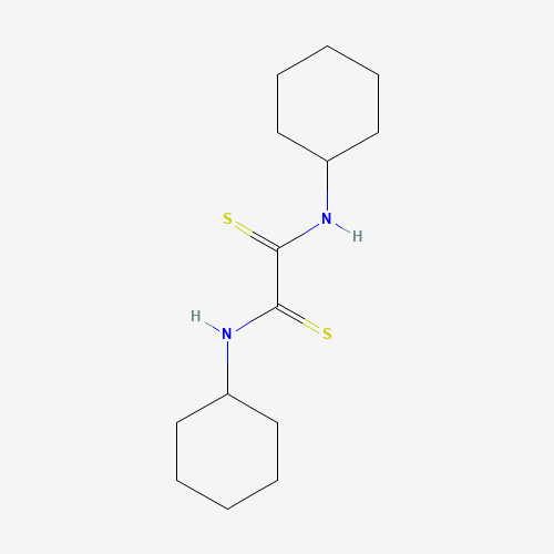 N,N'-DICYCLOHEXYLDITHIOOXAMIDE (CAS: 122-36-1) - Chemical Structure and Molecular Formula 