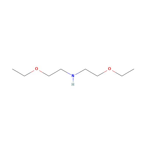 BIS(2-ETHOXYETHYL)AMINE (CAS: 124-21-0) - Chemical Structure and Molecular Formula 