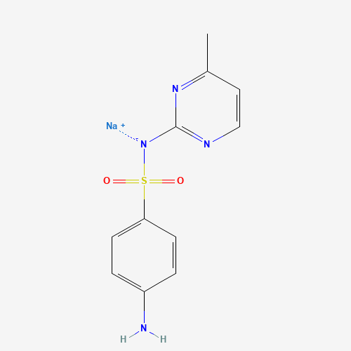 Sulfamerazine sodium (CAS: 127-58-2) - Chemical Structure and Molecular Formula 