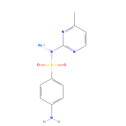 Sulfamerazine sodium (CAS: 127-58-2) - Chemical Structure and Molecular Formula 