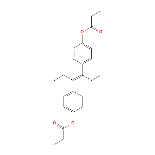 DIETHYLSTILBESTROL DIPROPIONATE (CAS: 130-80-3) - Related Chemical Product