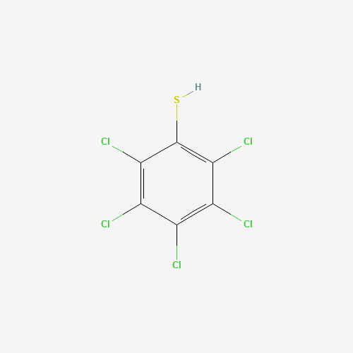 PENTACHLOROTHIOPHENOL (CAS: 133-49-3) - Chemical Structure and Molecular Formula 