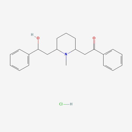 alpha-Lobeline hydrochloride (CAS: 134-63-4) - Chemical Structure and Molecular Formula 