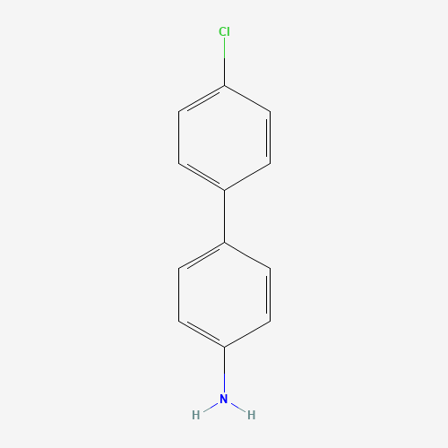 4'-CHLORO-BIPHENYL-4-YLAMINE (CAS: 135-68-2) - Chemical Structure and Molecular Formula 