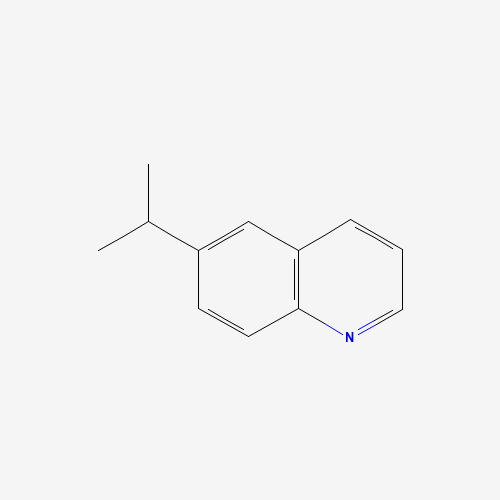 6-ISOPROPYLQUINOLINE (CAS: 135-79-5) - Chemical Structure and Molecular Formula 
