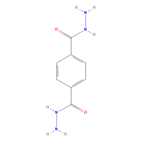 TEREPHTHALIC DIHYDRAZIDE (CAS: 136-64-1) - Chemical Structure and Molecular Formula 