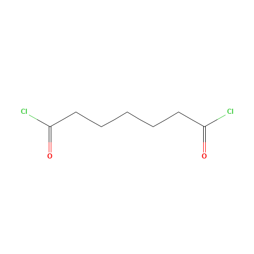 PIMELOYL CHLORIDE (CAS: 142-79-0) - Chemical Structure and Molecular Formula 