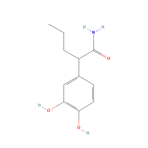 ALPHA-PROPYLDOPACETAMIDE (CAS: 154-62-1) - Chemical Structure and Molecular Formula 