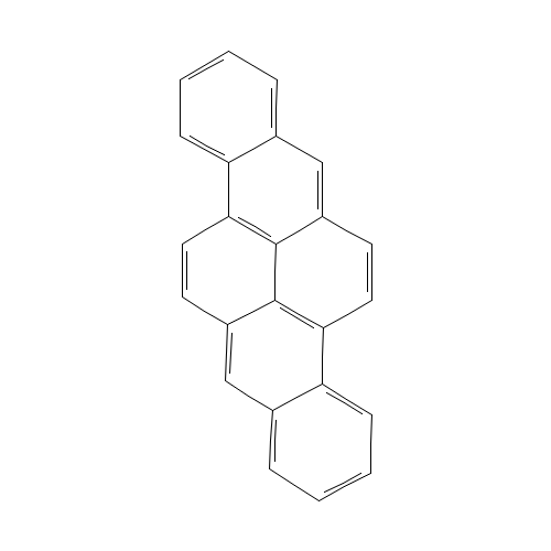 DIBENZO[B,DEF]CHRYSENE (CAS: 189-64-0) - Chemical Structure and Molecular Formula 