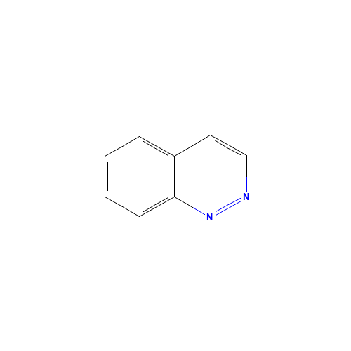CINNOLINE (CAS: 253-66-7) - Chemical Structure and Molecular Formula 