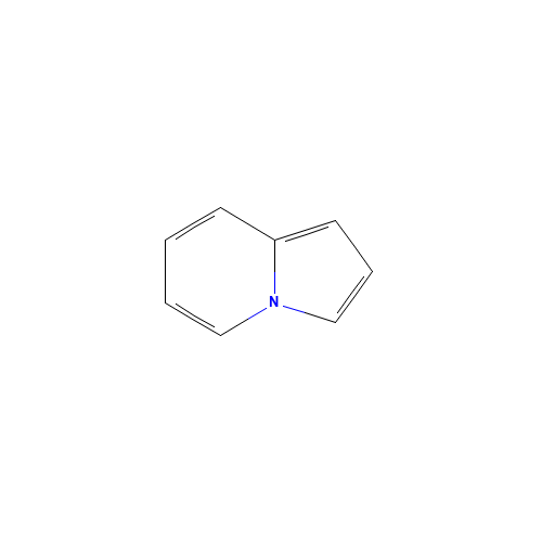 INDOLIZINE (CAS: 274-40-8) - Chemical Structure and Molecular Formula 