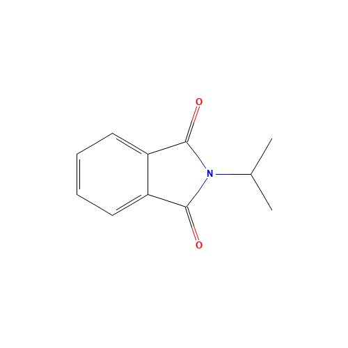 N-Isopropylphthalimide (CAS: 304-17-6) - Chemical Structure and Molecular Formula 