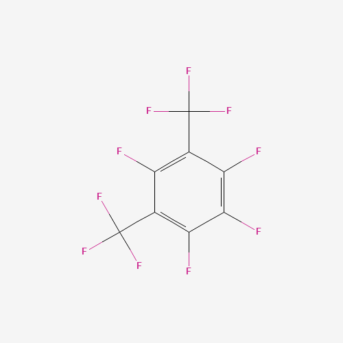 TETRAFLUORO-1,3-BIS(TRIFLUOROMETHYL)BENZENE (CAS: 319-82-4) - Chemical Structure and Molecular Formula 