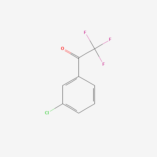 3'-CHLORO-2,2,2-TRIFLUOROACETOPHENONE (CAS: 321-31-3) - Chemical Structure and Molecular Formula 