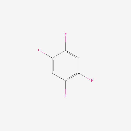 1,2,4,5-Tetrafluorobenzene (CAS: 327-54-8) - Chemical Structure and Molecular Formula 