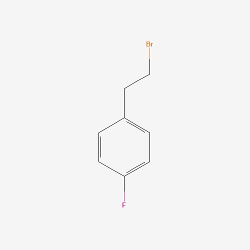 1-(2-BROMOETHYL)-4-FLUOROBENZENE (CAS: 332-42-3) - Chemical Structure and Molecular Formula 