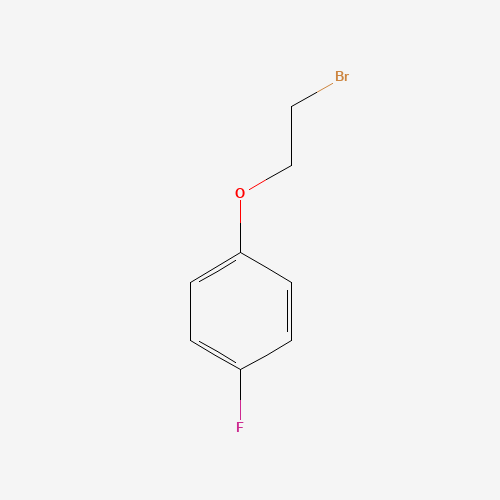1-(2-BROMOETHOXY)-4-FLUOROBENZENE (CAS: 332-48-9) - Chemical Structure and Molecular Formula 