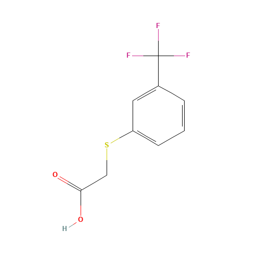 2-(4-(TRIFLUOROMETHYL)PHENYLTHIO)ACETIC ACID (CAS: 349-83-7) - Related Chemical Product
