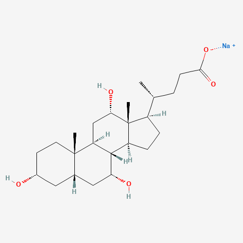 Sodium cholate (CAS: 361-09-1) - Chemical Structure and Molecular Formula 