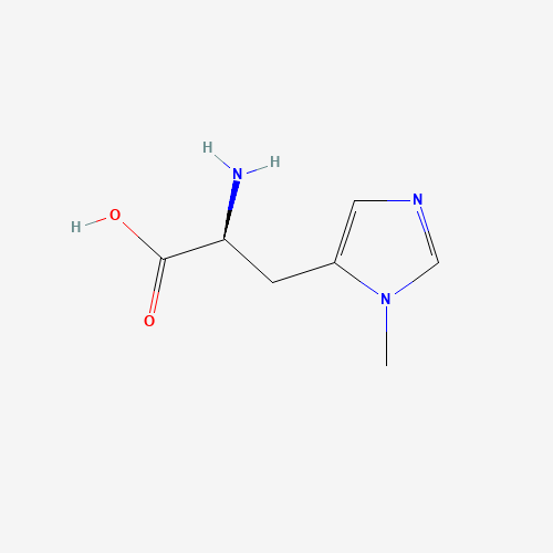 3-METHYL-L-HISTIDINE N-HYDRATE (CAS: 368-16-1) - Chemical Structure and Molecular Formula 