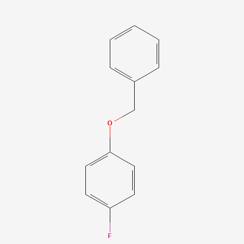 4-BENZYLOXYFLUOROBENZENE (CAS: 370-78-5) - Chemical Structure and Molecular Formula 