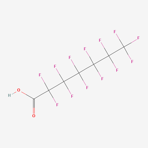 Perfluoroheptanoic acid (CAS: 375-85-9) - Chemical Structure and Molecular Formula 