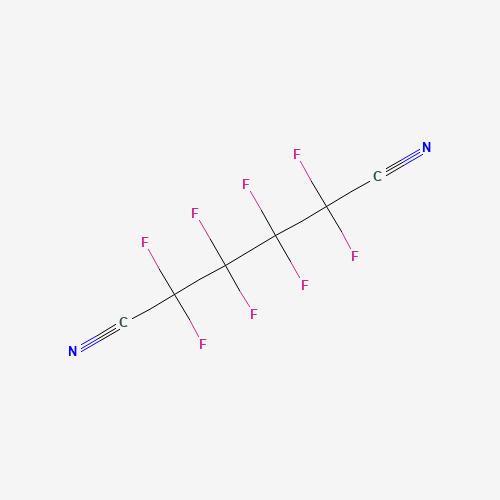 OCTAFLUOROADIPONITRILE (CAS: 376-53-4) - Chemical Structure and Molecular Formula 