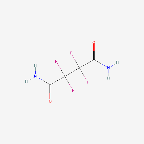 TETRAFLUOROSUCCINAMIDE (CAS: 377-37-7) - Chemical Structure and Molecular Formula 