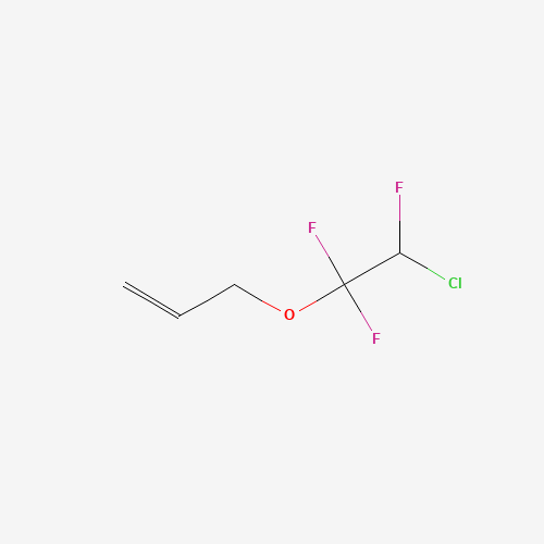 ALLYL 2-CHLORO-1,1,2-TRIFLUOROETHYL ETHER (CAS: 380-44-9) - Chemical Structure and Molecular Formula 