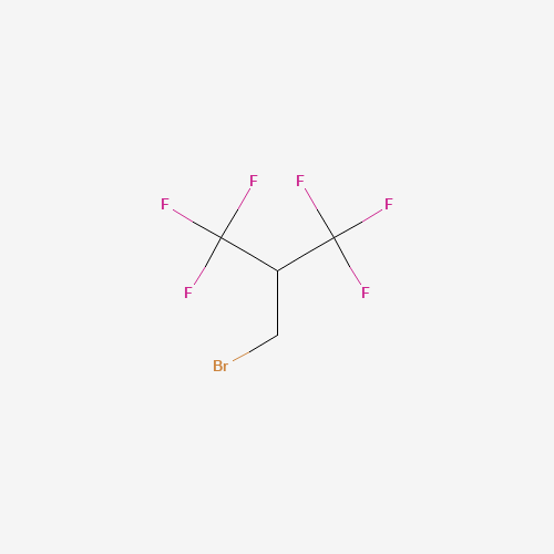 2-(BROMOMETHYL)-1,1,1,3,3,3-HEXAFLUOROPROPANE (CAS: 382-14-9) - Chemical Structure and Molecular Formula 