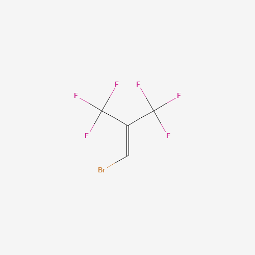1-BROMO-2-(TRIFLUOROMETHYL)-3,3,3-TRIFLUORO PROP-1-ENE (CAS: 382-15-0) - Chemical Structure and Molecular Formula 