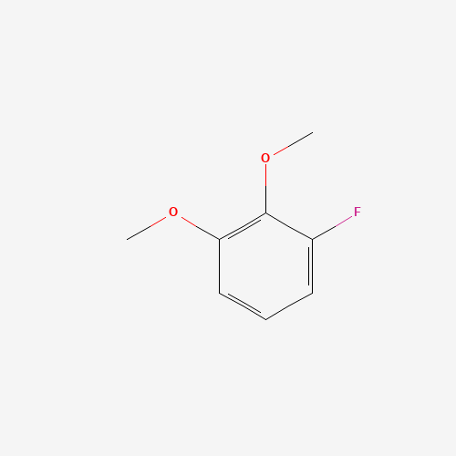 1-FLUORO-2,3-DIMETHOXYBENZENE (CAS: 394-64-9) - Chemical Structure and Molecular Formula 