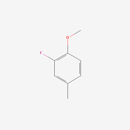 2-FLUORO-4-METHYLANISOLE (CAS: 399-55-3) - Chemical Structure and Molecular Formula 